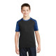 Sport-Tek Youth CamoHex Colorblock Tee. YST371