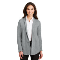 Port Authority Ladies Interlock Cardigan. L807 Port Authority Ladies Interlock Cardigan. L807