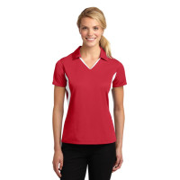 Sport-Tek Ladies Side Blocked Micropique Sport-Wick Polo. LST655 Sport-Tek Ladies Side Blocked Micropique Sport-Wick Polo. LST655