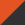 Deep Orange/ Black/ White