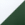 White/ Forest Green/ White
