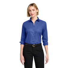 Brooks Brothers Women's Wrinkle-Free Stretch Nailhead Shirt BB18003 Brooks Brothers Women's Wrinkle-Free Stretch Nailhead Shirt BB18003