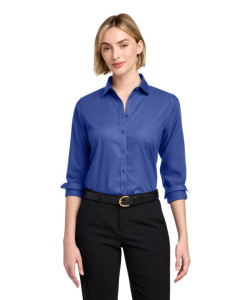 Brooks Brothers Women's Wrinkle-Free Stretch Nailhead Shirt BB18003 Brooks Brothers Women's Wrinkle-Free Stretch Nailhead Shirt BB18003