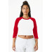 BELLA+CANVAS Women's Micro Rib 3/4 Raglan Baby Tee BC1200