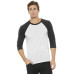 BELLA+CANVAS  Unisex 3/4-Sleeve Baseball Tee. BC3200