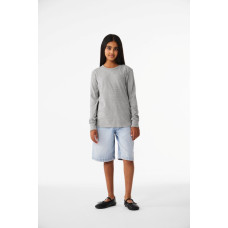 BELLA+CANVAS® Youth Heather CVC Long Sleeve Tee BC3501YCVC