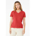 BELLA+CANVAS Women's Relaxed Heather CVC V-Neck Tee BC6405CVC BELLA+CANVAS Women's Relaxed Heather CVC V-Neck Tee BC6405CVC