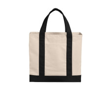 Port Authority® Cotton Canvas Two-Tone Tote BG429