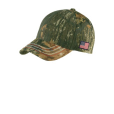 Port Authority® Americana Contrast Stitch Camouflage Cap. C909