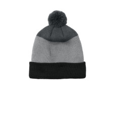 Port Authority® Cozy Striped Pom Beanie C979