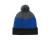 Port Authority Cozy Striped Pom Beanie C979 Port Authority Cozy Striped Pom Beanie C979