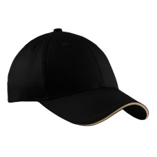 Port Authority® Cotton Twill Sandwich Bill Cap. CP85 Port Authority® Cotton Twill Sandwich Bill Cap. CP85