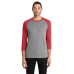 District Perfect Tri 3/4-Sleeve Raglan. DM136 District Perfect Tri 3/4-Sleeve Raglan. DM136