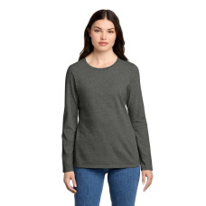 District® Women's Perfect Blend® CVC Long Sleeve Tee DT110