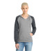 District Women's Lightweight Fleece Raglan Hoodie. DT296 District Women's Lightweight Fleece Raglan Hoodie. DT296