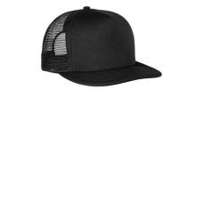 District® Flat Bill Snapback Trucker Cap. DT624