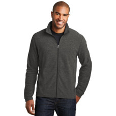 Port Authority® Heather Microfleece Full-Zip Jacket. F235