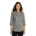 Port Authority Women's 3/4-Sleeve SuperPro Twill Shirt. L665 Port Authority Women's 3/4-Sleeve SuperPro Twill Shirt. L665