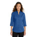 Port Authority Women's 3/4-Sleeve SuperPro Twill Shirt. L665 Port Authority Women's 3/4-Sleeve SuperPro Twill Shirt. L665