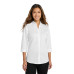 Port Authority Women's 3/4-Sleeve SuperPro Twill Shirt. L665 Port Authority Women's 3/4-Sleeve SuperPro Twill Shirt. L665