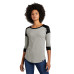 New Era  Ladies Heritage Blend 3/4-Sleeve Baseball Raglan Tee. LNEA104