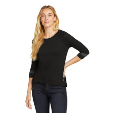 New Era ® Women's Tri-Blend 3/4-Sleeve Tee LNEA136