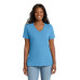 Port & Co Women's Core Cotton V-Neck Tee. LPC54V Port & Co Women's Core Cotton V-Neck Tee. LPC54V