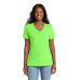 Port & Co Women's Core Cotton V-Neck Tee. LPC54V Port & Co Women's Core Cotton V-Neck Tee. LPC54V