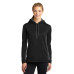 Sport-Tek Ladies Sport-Wick Fleece Colorblock Hooded Pullover. LST235