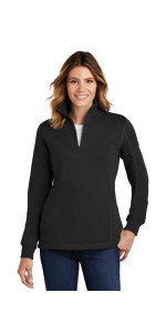 Sport-Tek Ladies 1/4-Zip Sweatshirt. LST253 Sport-Tek Ladies 1/4-Zip Sweatshirt. LST253