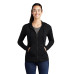 Sport-Tek  Ladies PosiCharge  Tri-Blend Wicking Fleece Full-Zip Hooded Jacket LST293