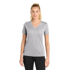 Sport-Tek® Women's PosiCharge® RacerMesh® V-Neck Tee. LST340