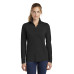 Sport-Tek  Ladies PosiCharge  Tri-Blend Wicking 1/4-Zip Pullover. LST407