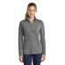 Sport-Tek  Ladies PosiCharge  Tri-Blend Wicking 1/4-Zip Pullover. LST407