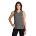 Sport-Tek Women's PosiCharge Tri-Blend Wicking Draft Hoodie Tank. LST410 Sport-Tek Women's PosiCharge Tri-Blend Wicking Draft Hoodie Tank. LST410