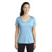 Sport-Tek  Ladies Posi-UV Pro Scoop Neck Tee. LST420