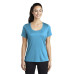 Sport-Tek  Ladies Posi-UV Pro Scoop Neck Tee. LST420