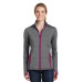 Sport-Tek Women's Sport-Wick Stretch Contrast Full-Zip Jacket. LST853 Sport-Tek Women's Sport-Wick Stretch Contrast Full-Zip Jacket. LST853