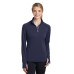 Sport-Tek Ladies Sport-Wick Textured 1/4-Zip Pullover.  LST860