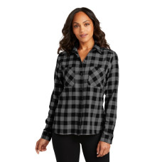 Port Authority® Women's Plaid Flannel Shirt LW669 Port Authority® Women's Plaid Flannel Shirt LW669
