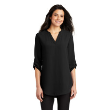 Port Authority® Women's 3/4-Sleeve Tunic Blouse. LW701