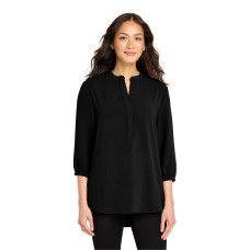 Port Authority® Women's 3/4-Sleeve Textured Crepe Tunic LW713