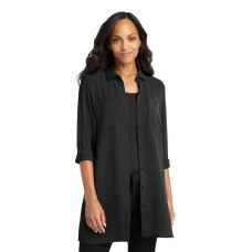 Port Authority® Women's Textured Crepe Long Tunic LW715