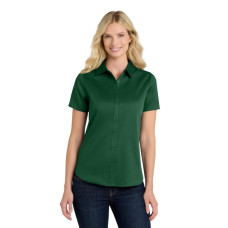 Port Authority® Women's Short Sleeve SuperPro React?Twill Shirt. LW809