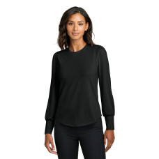 Mercer+Mettle® Women's Stretch Jersey Long Sleeve Blouson Top MM1019 Mercer+Mettle® Women's Stretch Jersey Long Sleeve Blouson Top MM1019