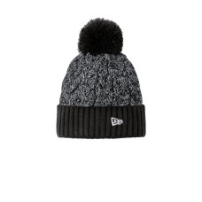 New Era® Marled Knit Pom Beanie NE910 New Era® Marled Knit Pom Beanie NE910