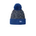 New Era Marled Knit Pom Beanie NE910 New Era Marled Knit Pom Beanie NE910