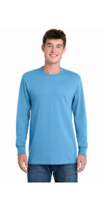 Port & Co Long Sleeve Essential Tee. PC61LS