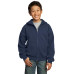 Port & Company - Youth Core Fleece Full-Zip Hooded Sweatshirt. PC90YZH Port & Company - Youth Core Fleece Full-Zip Hooded Sweatshirt. PC90YZH