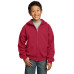 Port & Company - Youth Core Fleece Full-Zip Hooded Sweatshirt. PC90YZH Port & Company - Youth Core Fleece Full-Zip Hooded Sweatshirt. PC90YZH
